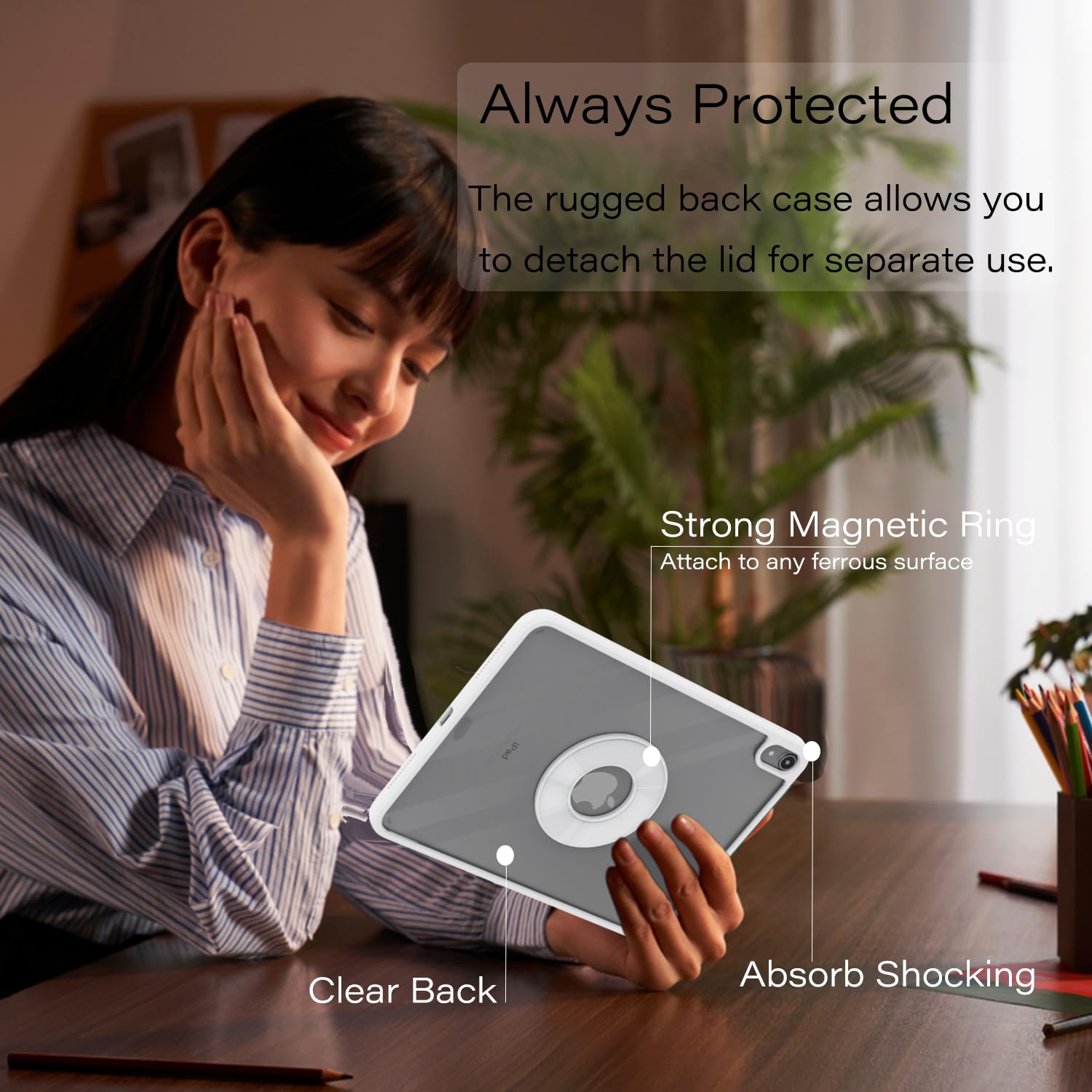 Amazon.com: ZENLU iPad Mini 6th 7th Generation Case Removable